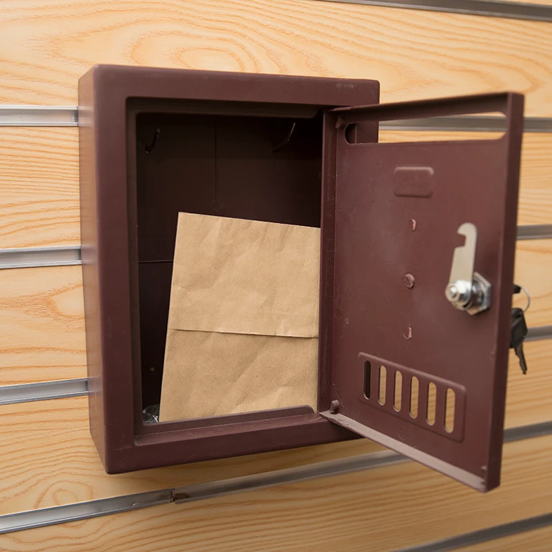 mini small post box mailbox smart wall mounted outdoor gate mounted mailbox plastic