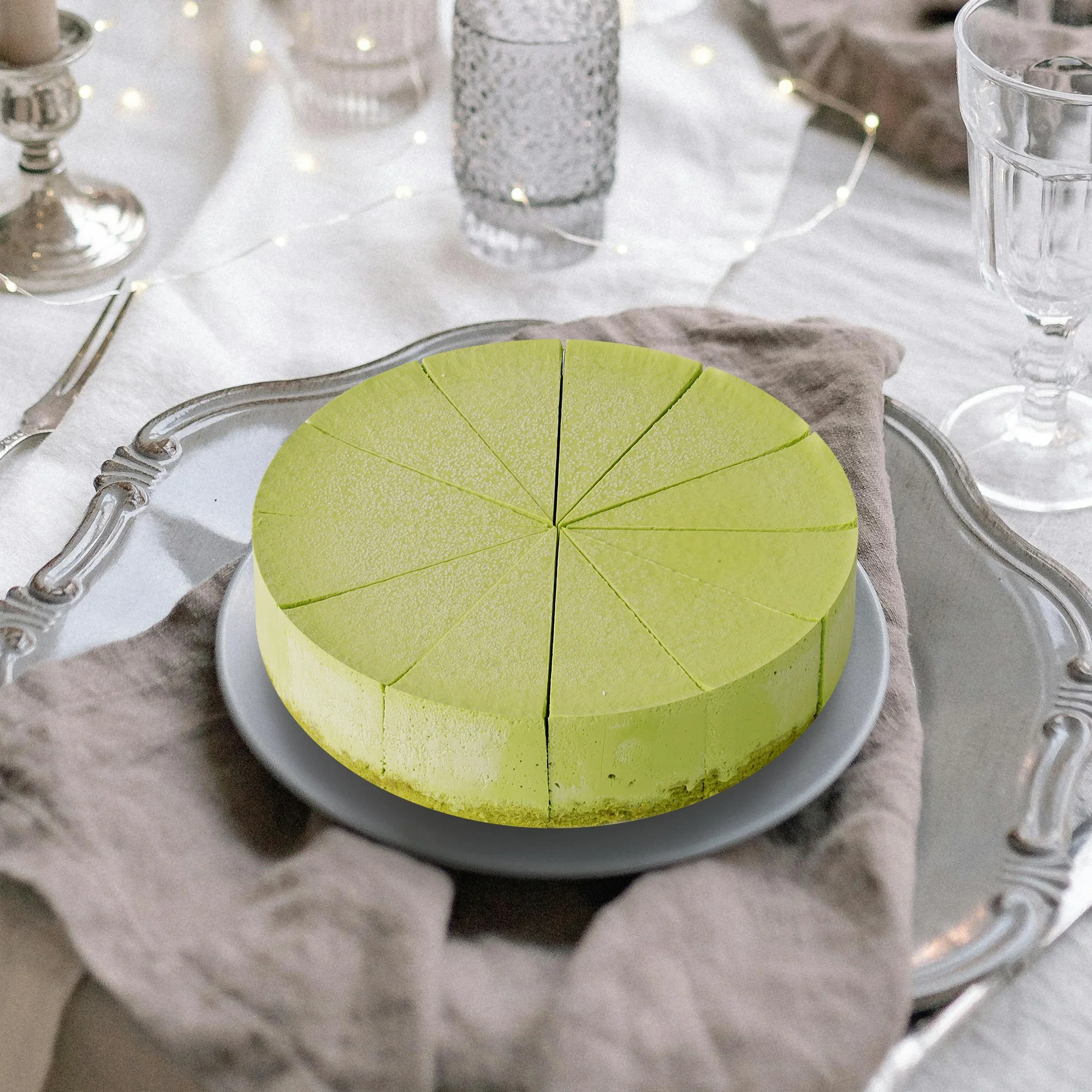 Matcha Mousse Cake 7 inches Animal Cream Dessert Birthday Party Cafe