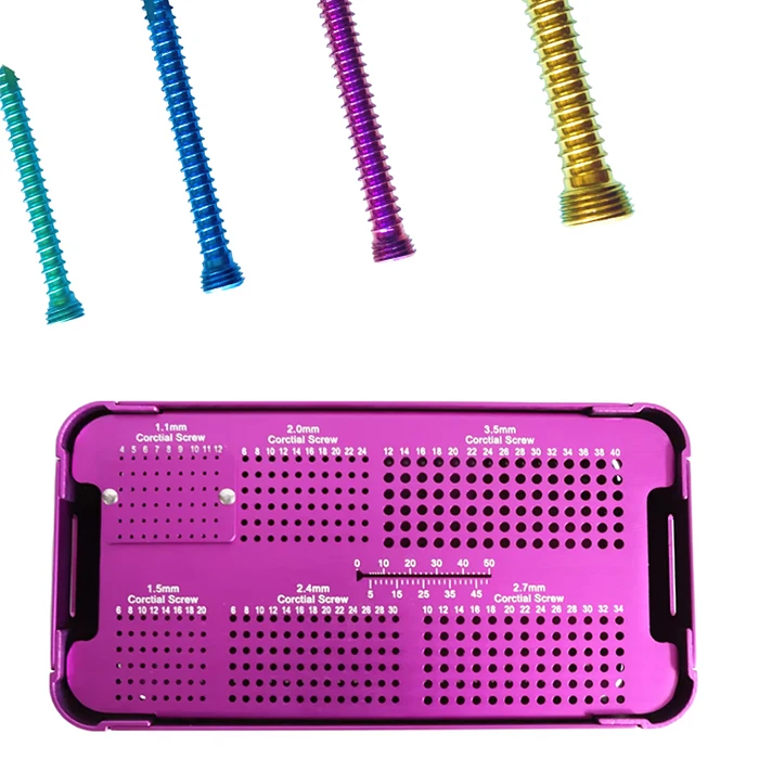 surgical instrument veterinary Screw Container Rack Orthopedic Instrument