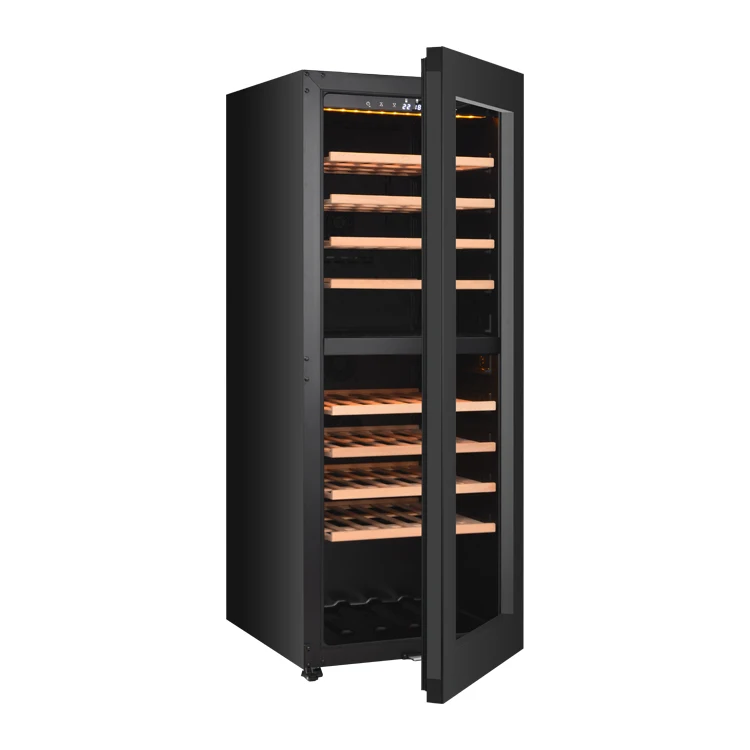 Wholesale Hot Style With Wholesale new design with Removeable Shelves wine cooler fridge wine display fridge dual zone cooler