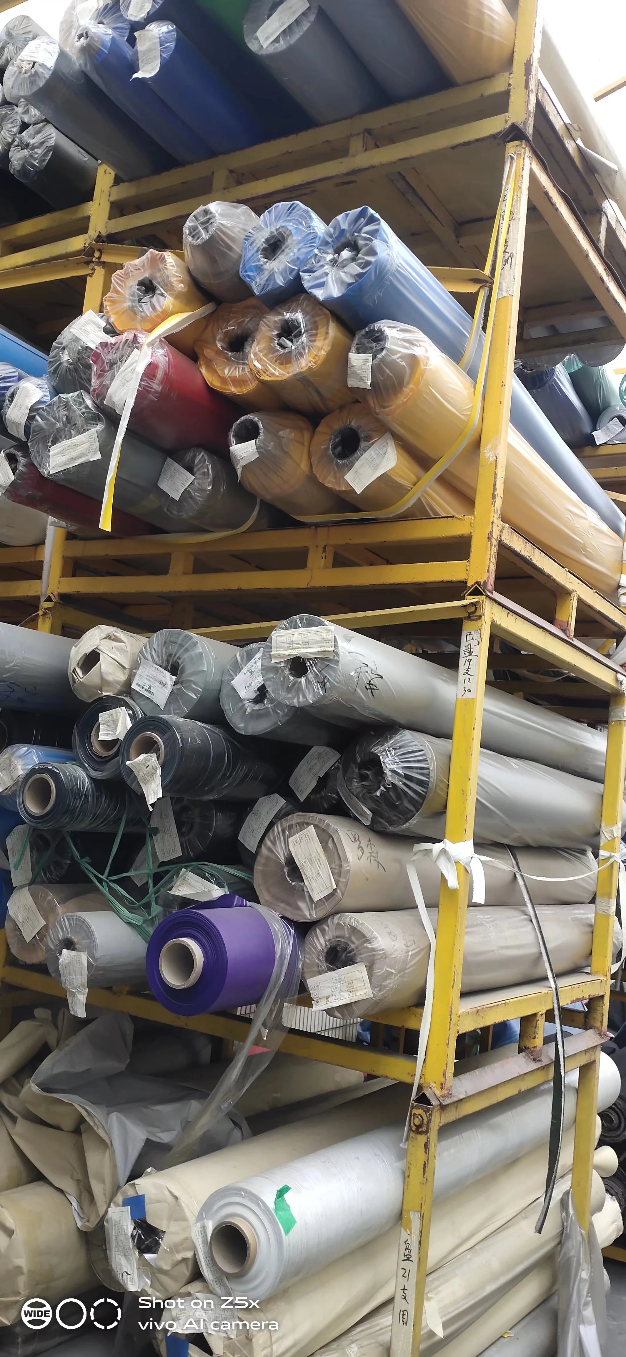 100% Polyester Tarpaulin Fabric Coated Mesh Cover Woven Plain Craft Paper PVC China Other Fabric  stocklots