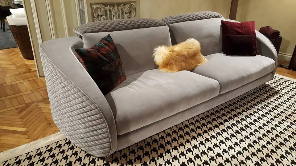 Light Luxury Genuine Leather Postmodern Italian Style Living Room Package Sofa Furniture New Design Furniture Sofa