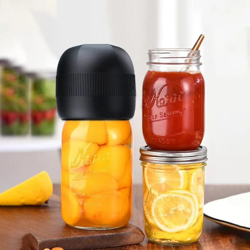 new innovative products Mason Jar Vacuum Lid Household Packer Magic Seal Electric Jar Vacuum Sealer scelleuse sous vide