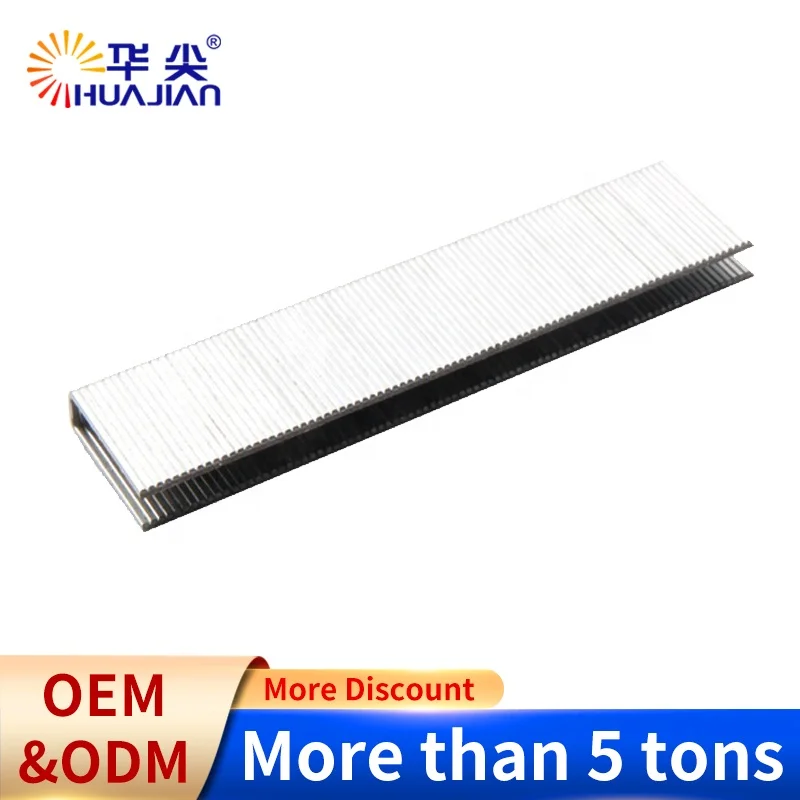 Steel Nails Manufacturers 40mm 18Ga 90 Series 5.8mm Customized Staples