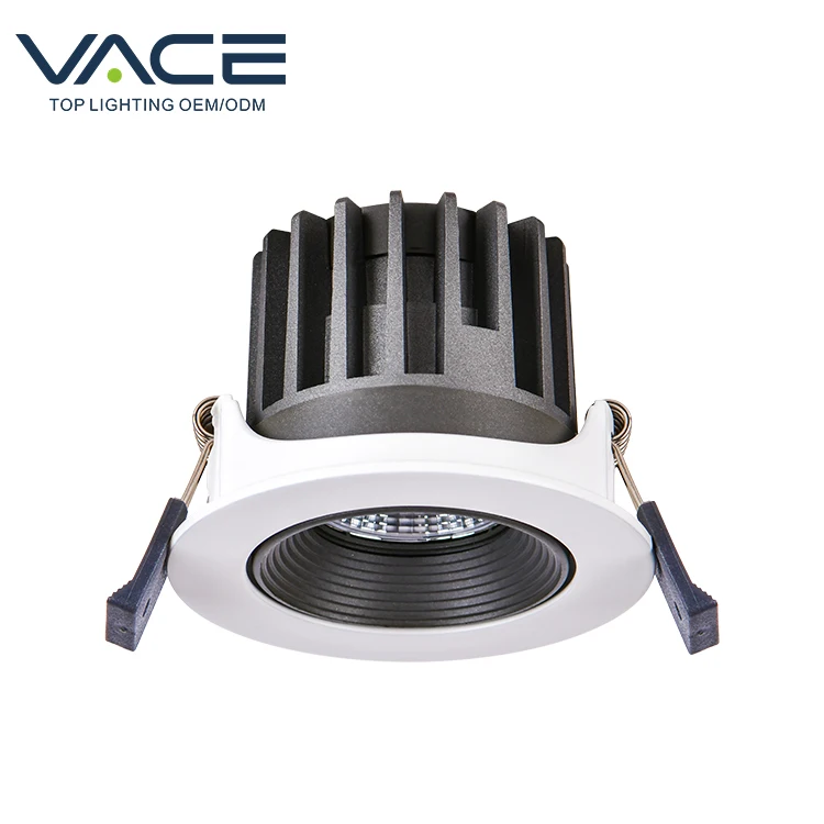 
Hot Sales Residential Recessed Adjustable LED Downlight 6w 9w 18w 30w COB Round Recessed Downlights 