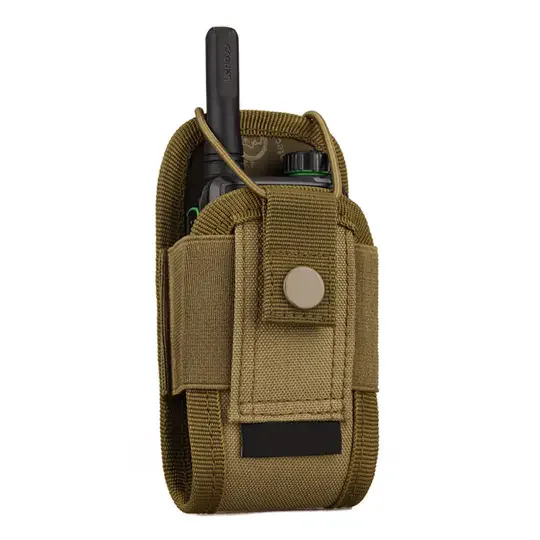 Outdoor Tactical 600D Molle Small Radio Intercom Pouch Storage Magazine Bag