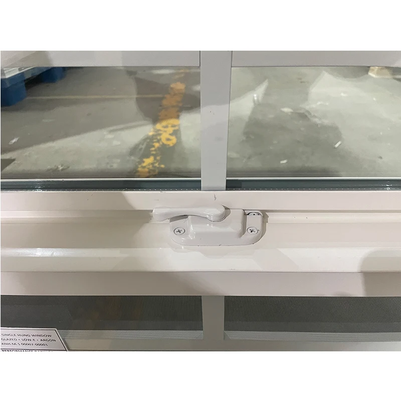 WEIKA Custom Single Vertical Slide New Design Modern Customized Logo Invisible Windproof Upvc Profile Hung Window