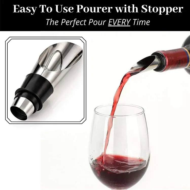 Professional Wine Lovers Wine Tasting Kit 4-piece Corkscrew Wine Opener Set