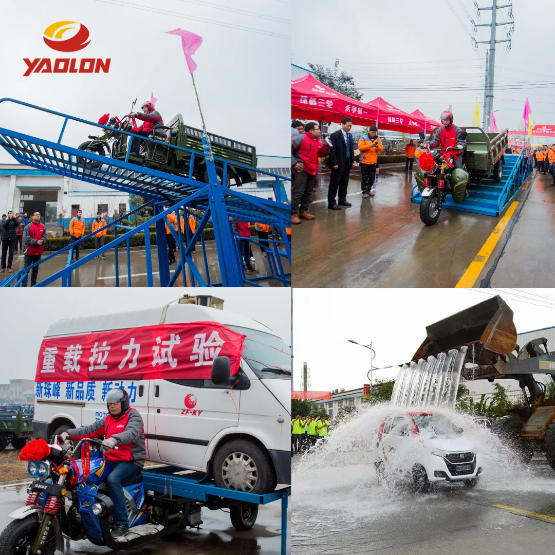 Factory YAOLON 150/175/200CC air colded engine motorized tricycle gasoline trike cargo motorcycle