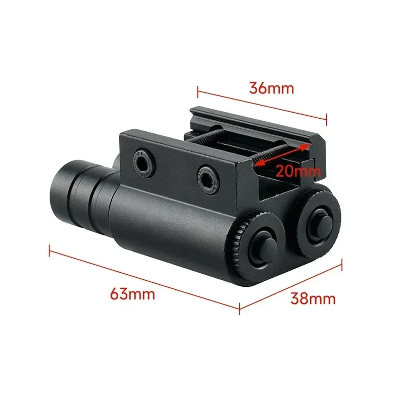 SYQT Flashlight Combo Hunting Laser Sight Shockproof Calibrator Sniper Tactical Red Green Laser