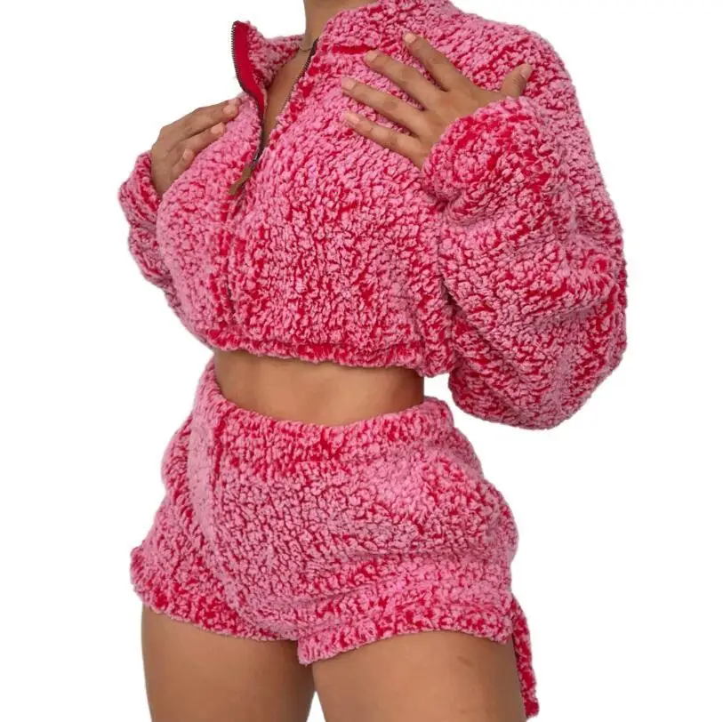 A691 наряды, сексуальный костюм для отдыха, женский спортивный костюм, однотонный топ, рубашки, шорты, зимняя Пижама, комплект из 2 предметов, женская сексуальная одежда для сна