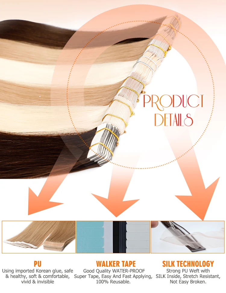 LeShine волосы Горячие продажи 100% человеческие волосы кутикулы выровненные двойные нарисованные европейские волосы Remy для наращивания на ленте