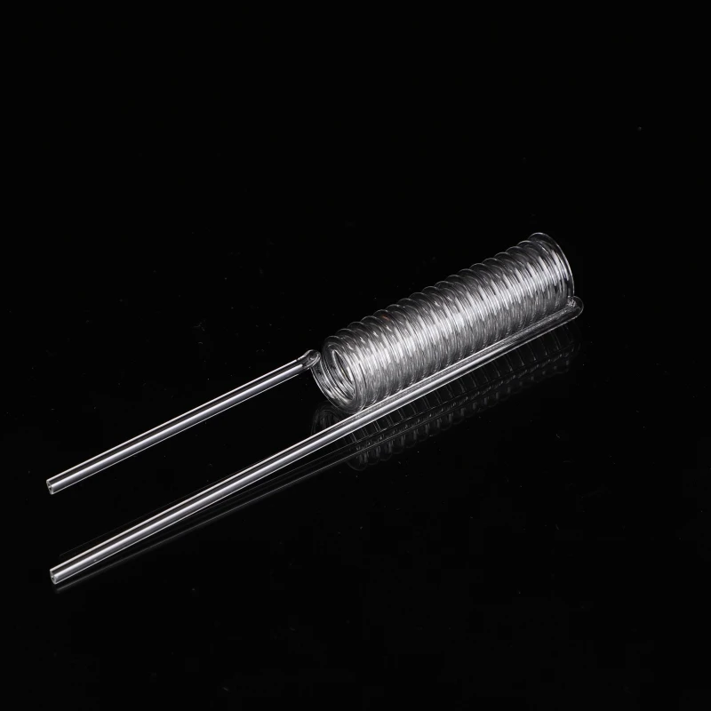 Heating lear Pyrex Transparent Quartz Glass Spiral Tubes