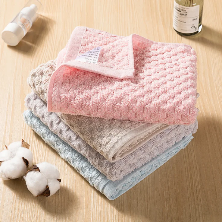 Bamboo Fiber Waffle Honeycomb Face Washing Towel