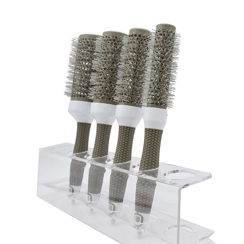 360 Round Hair Comb Hairdressing Curling Hair Brushes Comb Ceramic Iron Barrel Comb