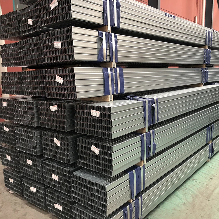 Galvanized Slotted Unistrut Channel with Reinforcement Bar