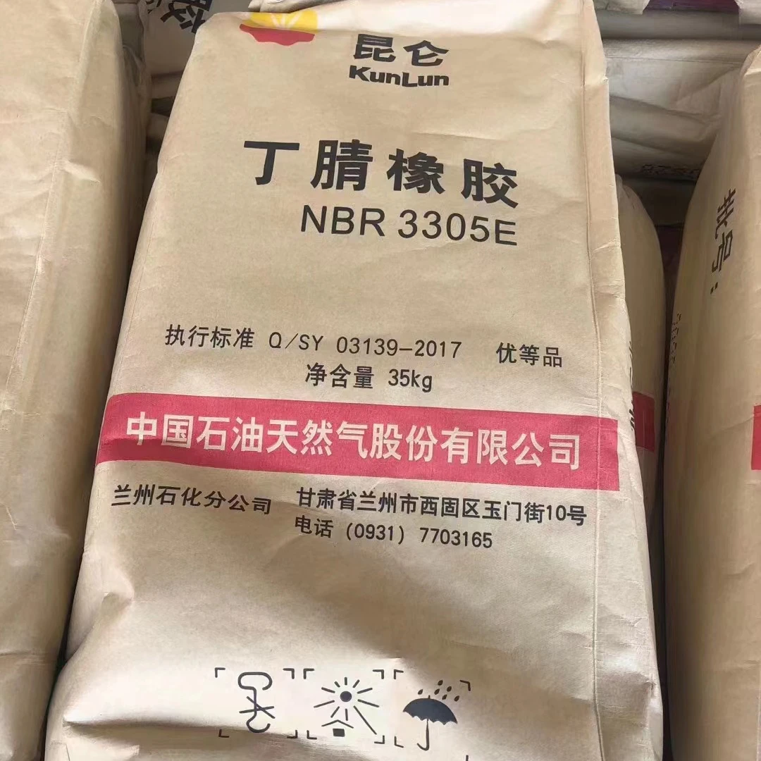 Rubber material   Nitrile rubber 3305e High quality  good price Made by Chinese state-owned enterprises