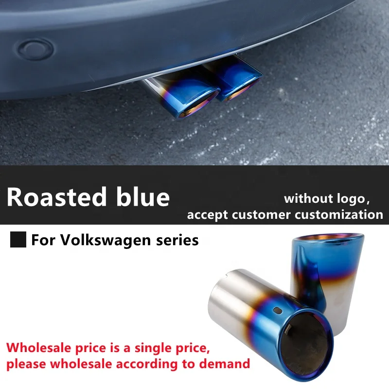Хромированный выхлопной глушитель, наконечник трубы для VW golf 7 Golf Travel, подходит для моделей vw 1,4 T