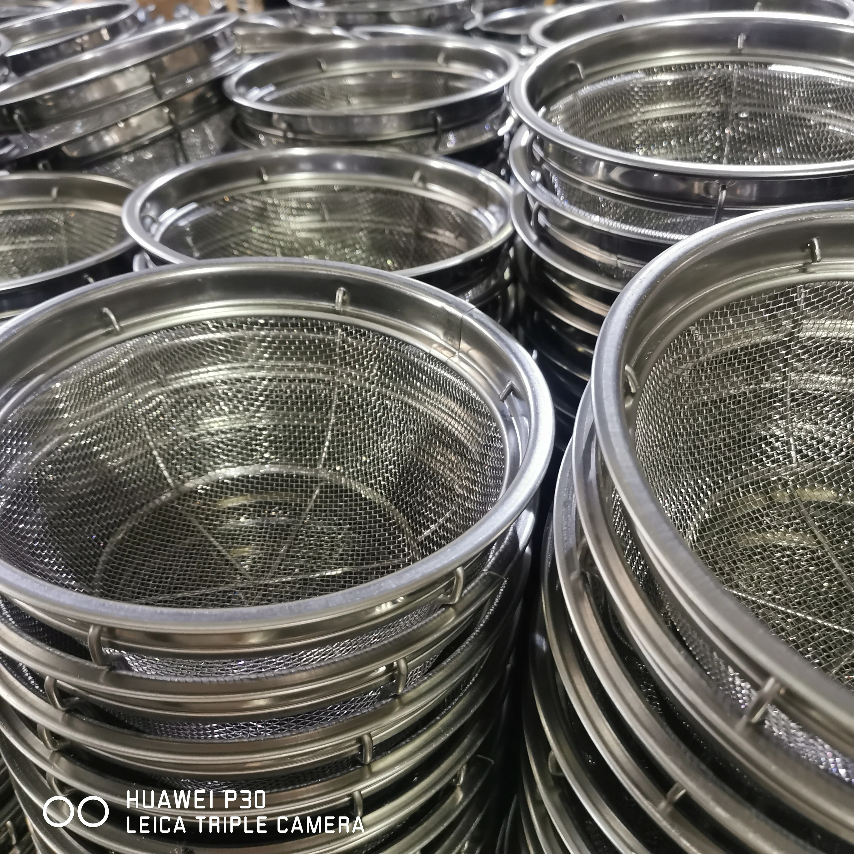 Factory direct supply stainless steel food experimental industrial sample sieve flour  sieve filter sieve customized