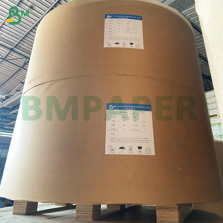 High Gloss One Side MG Glazed White Paper 60gsm Good Runnability