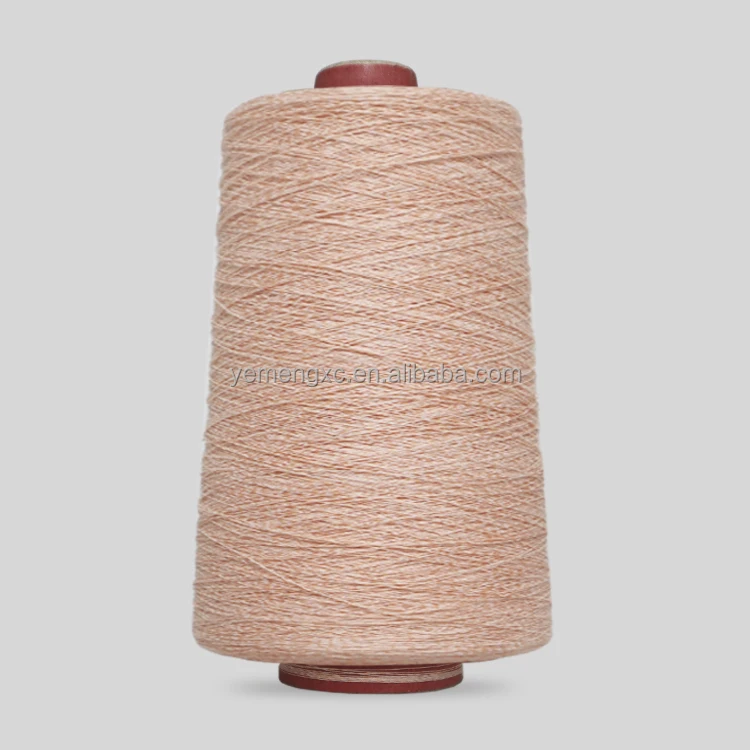 Elastic Solid Top Dyed Knitting Weaving Linen 70% Nylon 30% 1/26NM Linen and Nylon Blended Yarn
