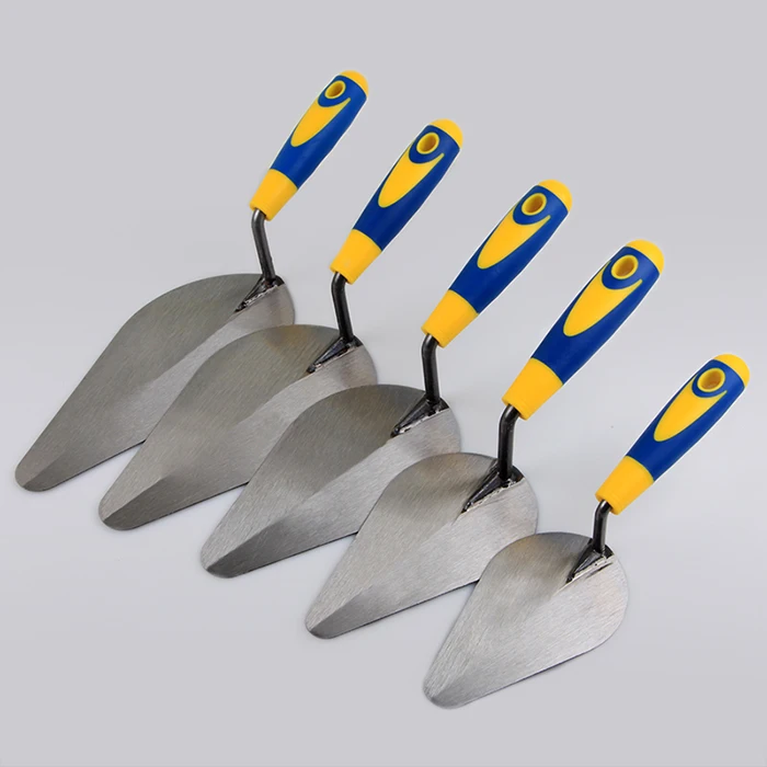 Triangle Type Carbon Steel Brick Trowel Plaster Trowel Bricklaying Knife
