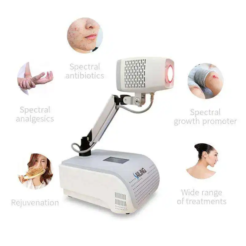 Red LED light therapy beauty  Red Light Therapy Device For Skin Beauty Pain Relief Muscles LED Near Infrared LED Light Combo