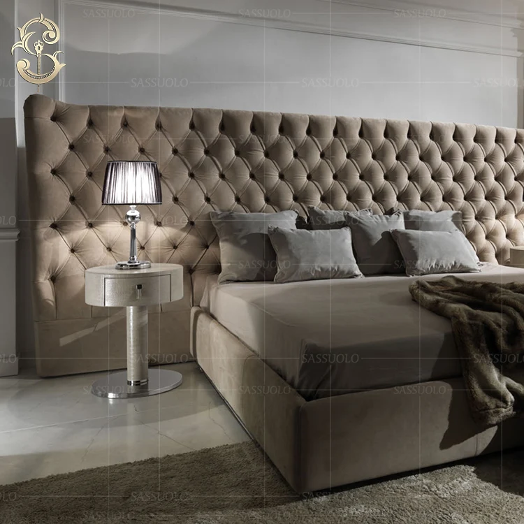
sassuolo Luxurious post-modern bedroom furniture fashion button large double bed princess bed high quality product furniture 
