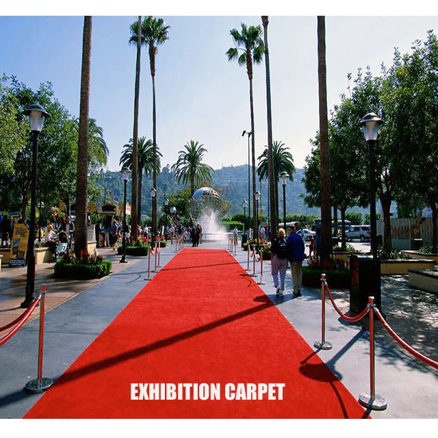 Factory direct sale hotel used polyester carpet runner for corridor/Polyester non woven velour needle punched car felt carpet