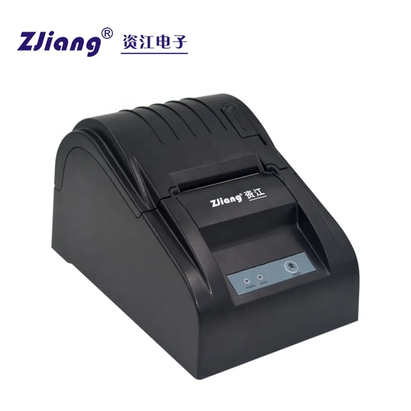 POS-5890T 58 мм чековый принтер Черный Цвет USB термопечать настольный принтер для супермаркета печатная