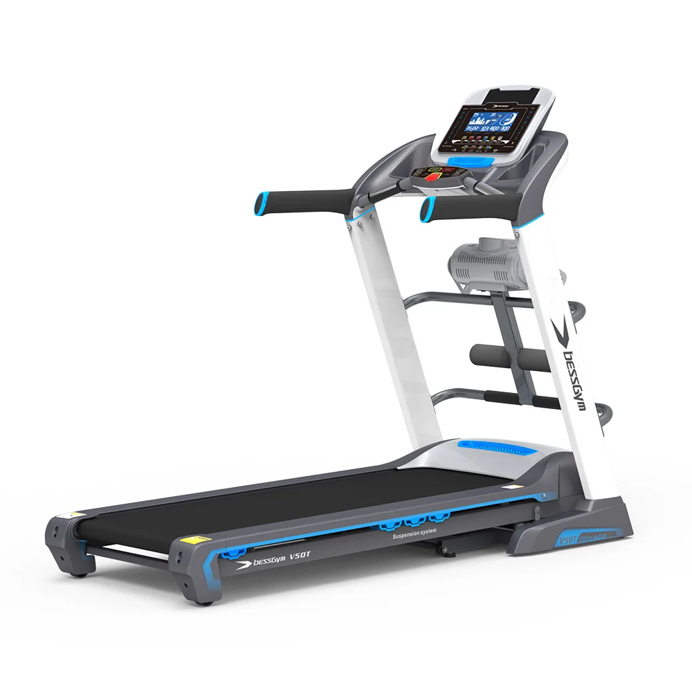 Professional Fitness Equipment Running Machine LCD Touch Screen Display Commercial Treadmill
