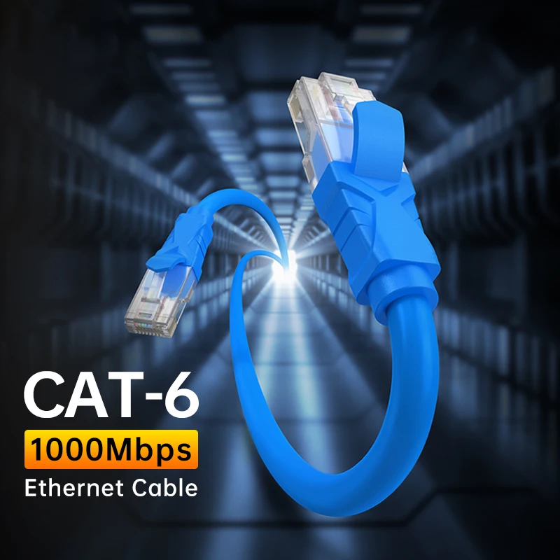 Высокоскоростной кабель Lan 26AWG 1000 Мбит/с, сетевой кабель Cat6, UTP Cat6a, кабель с разъемами, Соединительный шнур