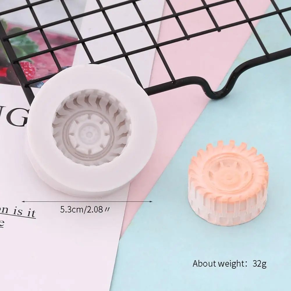 3D Tire Shape Silicone Mold Car Tire Motorcycle Tire Cake Fondant Chocolate Molds Cake Decorating Tools DIY Baking Soap Mould