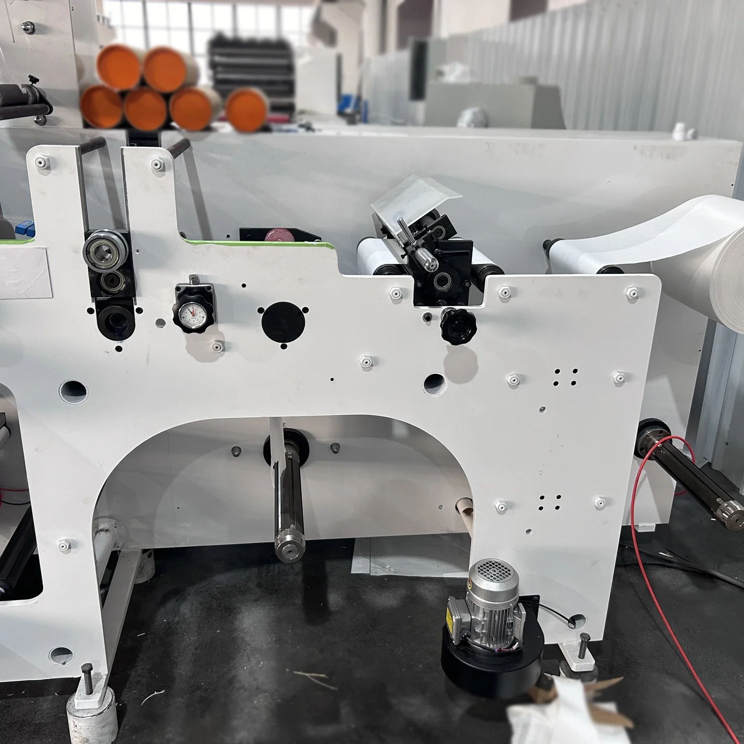 HJRY-320 Three Towers 1+3+5 Color Label Delam Relam Cold Foil Stamping Flexo Printing Machine Die Cutting Flexo Printer Press