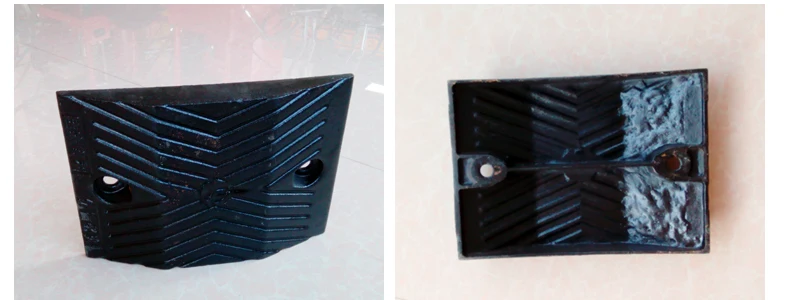 250*350*50mm Safety Driveway Road Trapezoidal cast steel speed bump