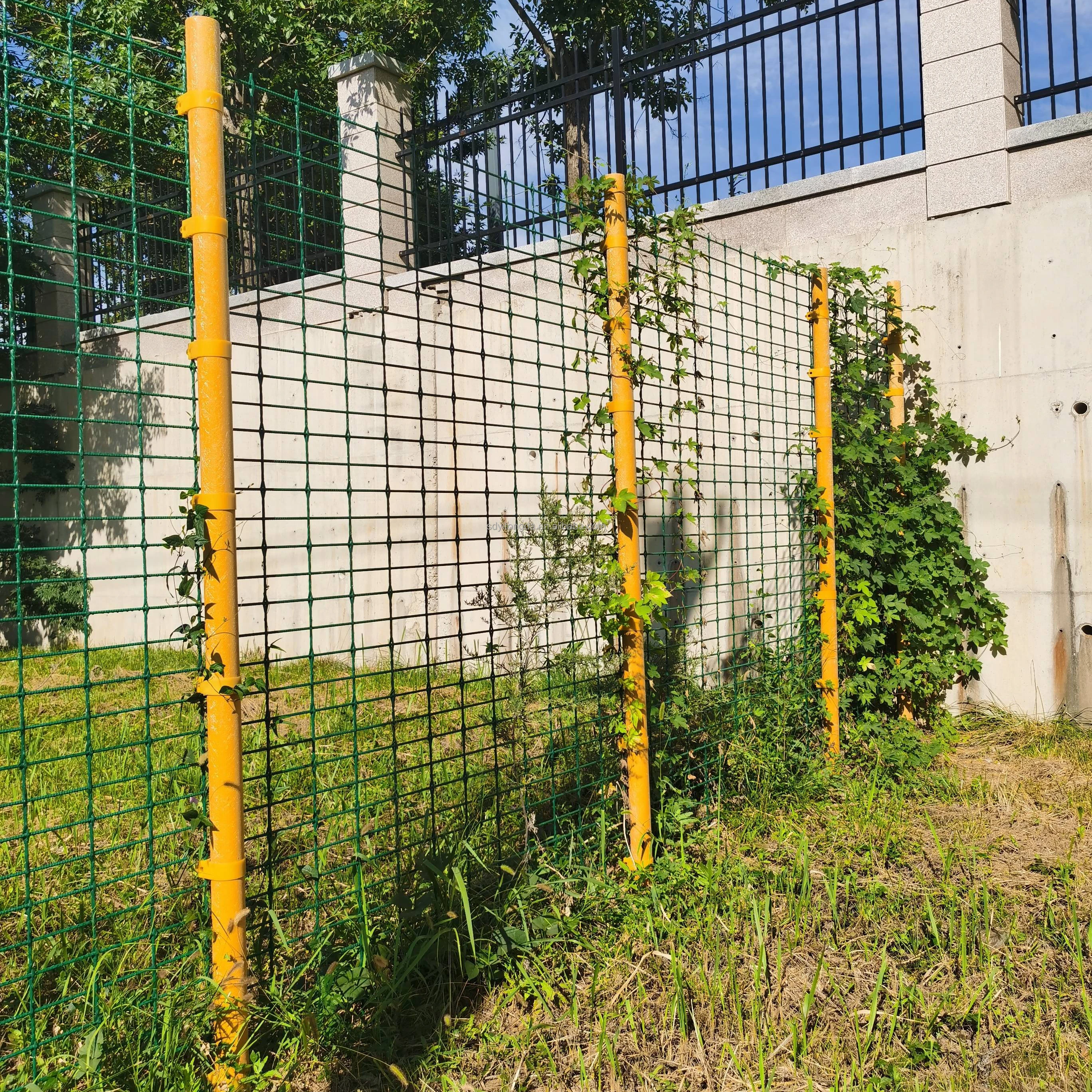 Лидер продаж, 3D изогнутый забор из железной проволоки, легко собираемый садовый защитный периметр персиковой формы, металлический каркас, фермерское ограждение