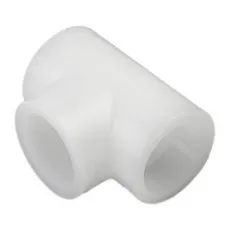 High Quality Full Plastic PVDF Pipe Fittings PVDF  Equal Tee  for Chemical Industry and Water Treatment Pvdf Pipe