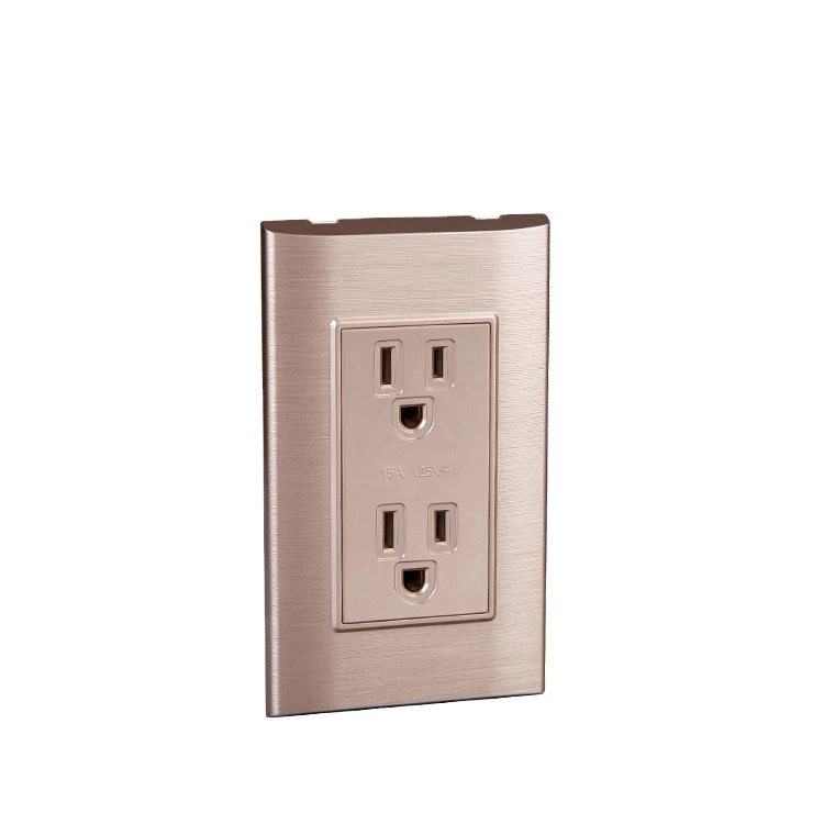 IGOTO american socket 15A US wall outlet double ac socket outlet