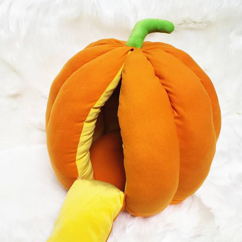 Christmas pet cute cat and dog house semi-enclosed sponge cat cottonhouse removable and washable