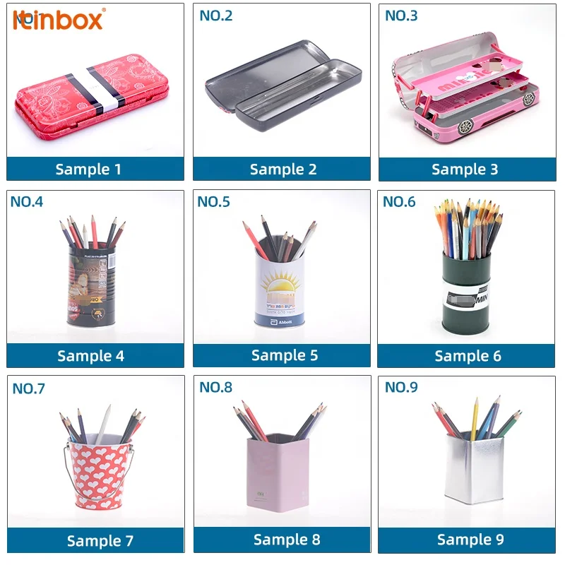 Cheap price factory supply custom wholesale tin box pencil