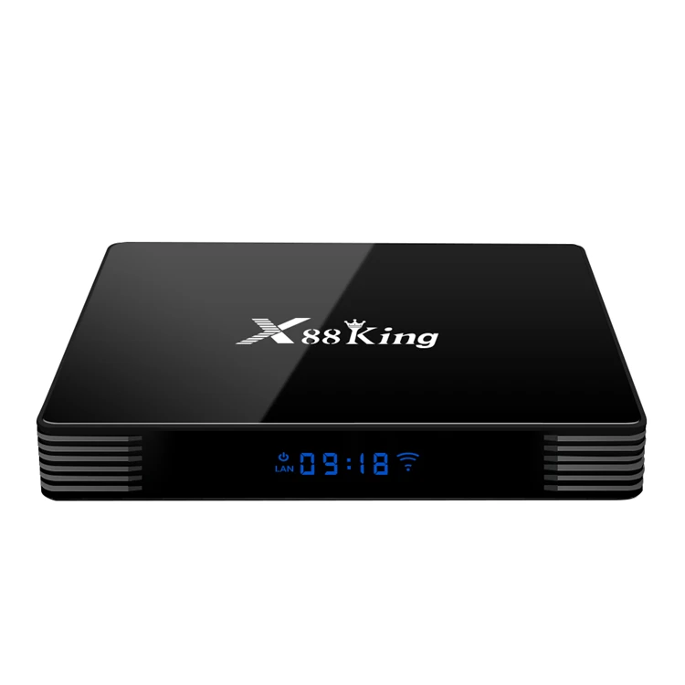 New Amlogic S922X Chip X88 King Pro Android 9.0 TV BOX Mali-G52 LPDDR4 4GB 128GB Set Top Box Dual Wifi BT5.0 1000M Media Player