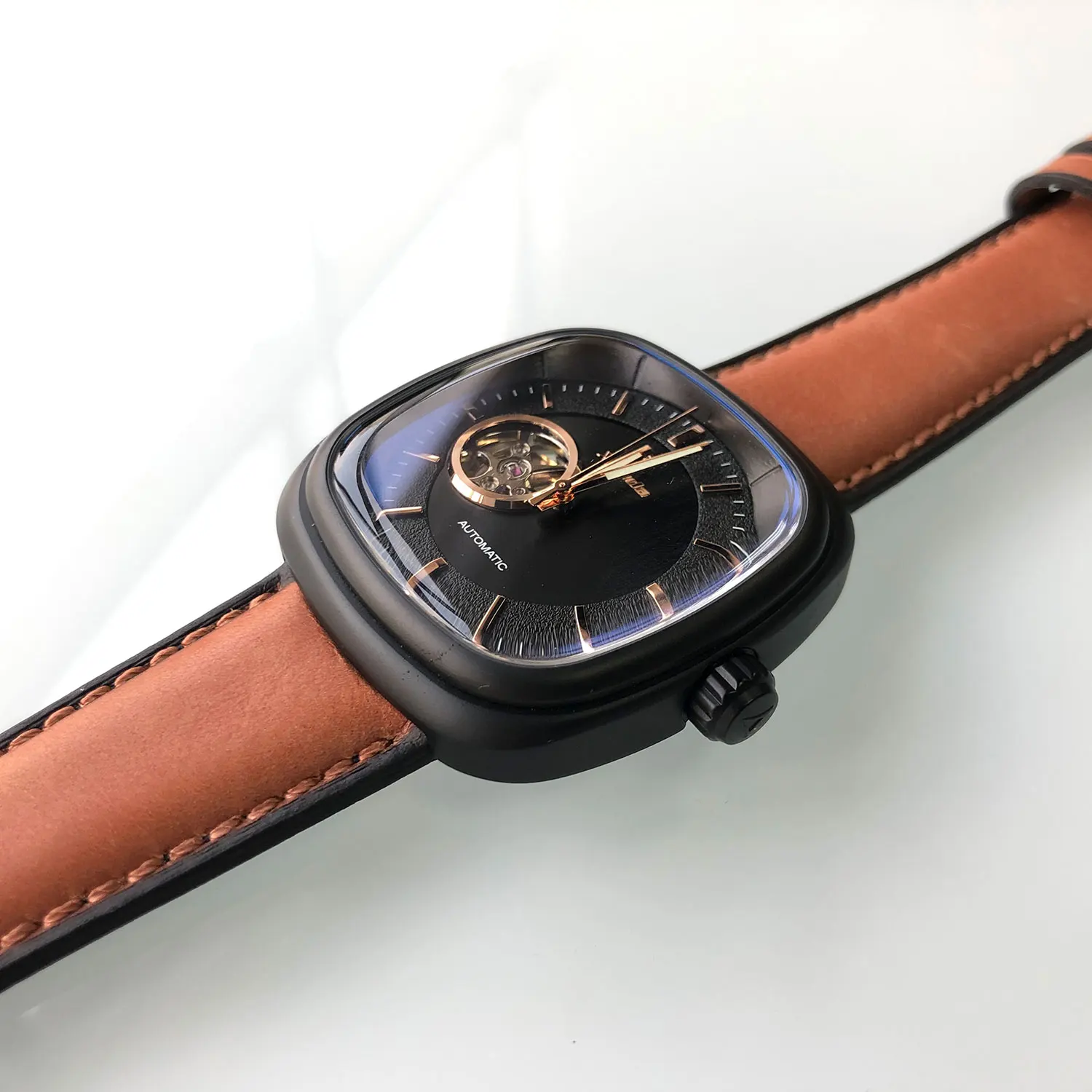 Часы TIMEBOX TC882D Мужские автоматические модные деловые ажурные из нержавеющей стали 316L минимальный заказ роскошные брендовые простые Роскошные