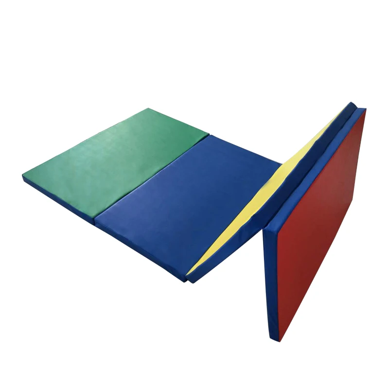
Factory price Manufacturer Supplier Multi-fold gymnastics four color yoga mat 
