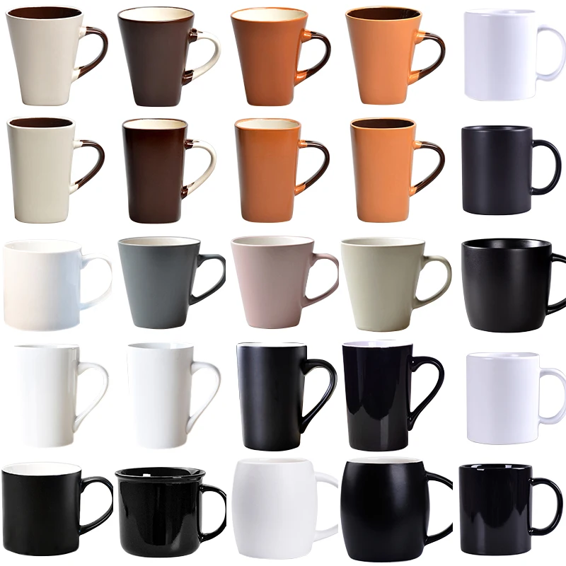 Wholesale customizable ceramic sublimation 11 oz 15 oz blank white coffee mugs cup