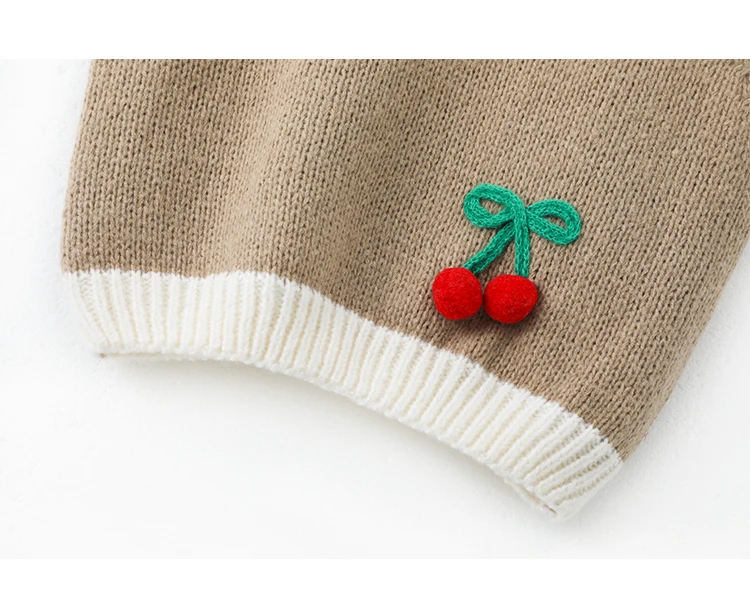 Custom patterned jacquard knit vest V-neck sleeveless sweater vest for women