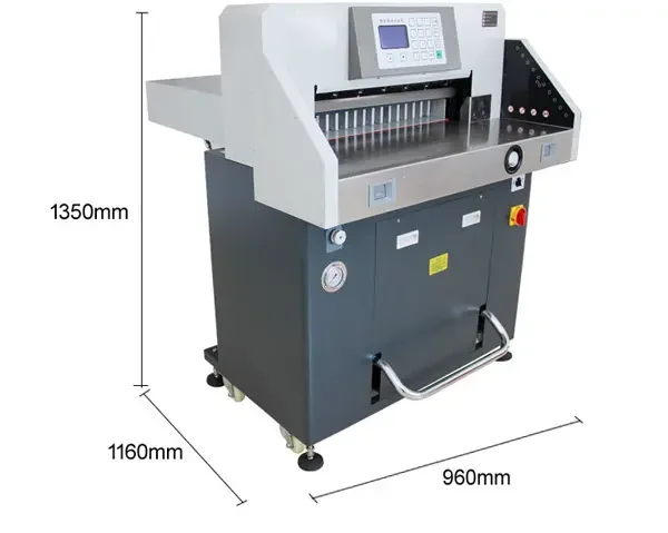 Automatic hydraulic small a4 ream paper guillotine paper sheet cutter machine cut guillotine paper cutting machine for sale