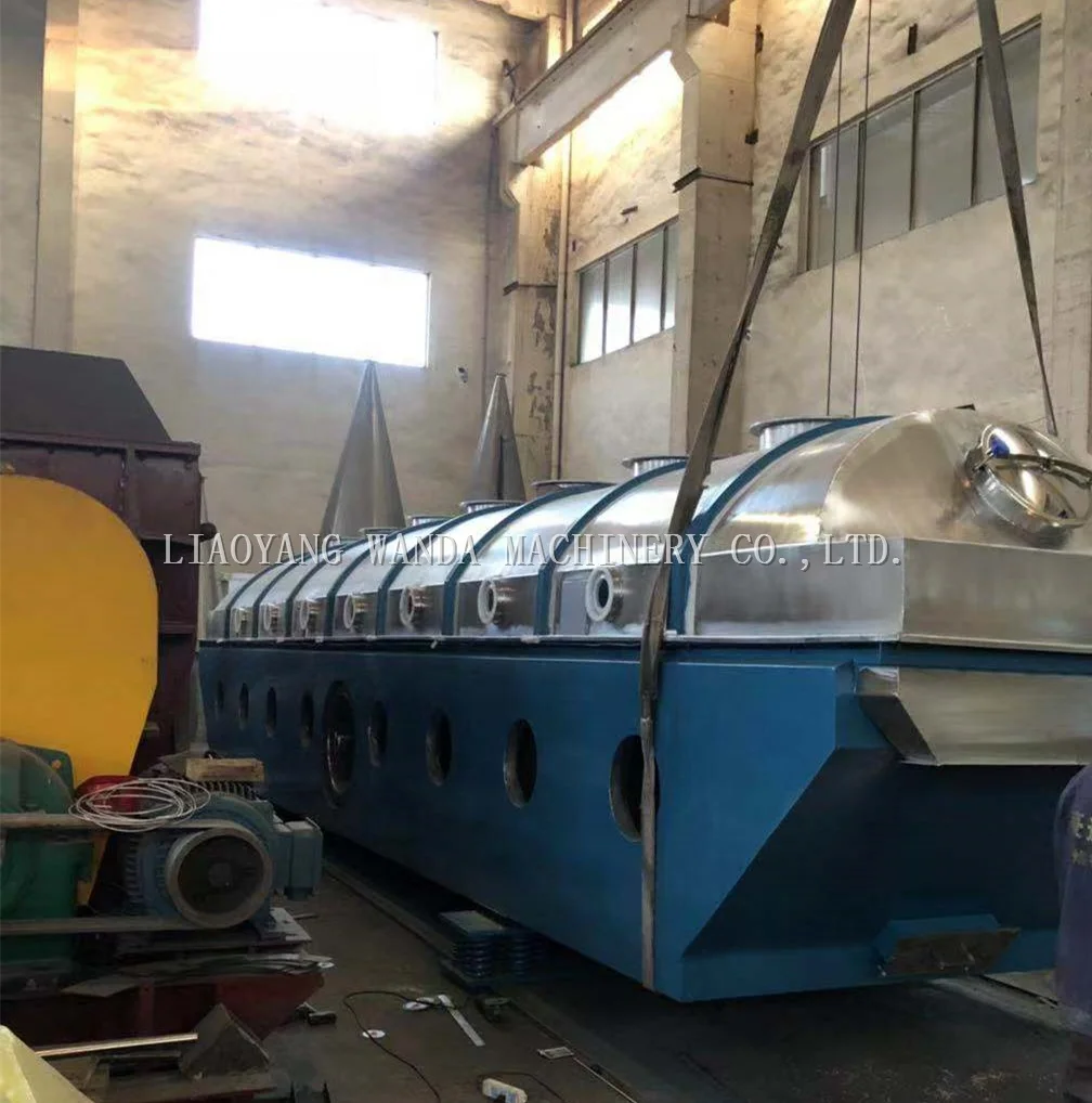 Linear continuous type quartz sand iron powder vibrating fluidized bed dryer with year-end favorable price