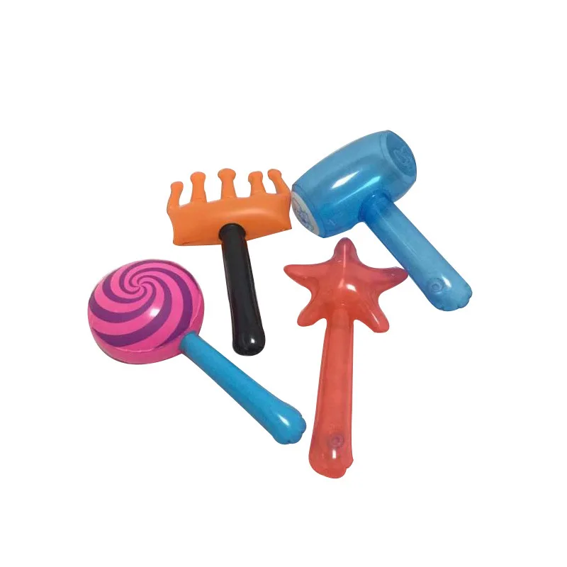 Inflatable toys Inflatable knives Inflatable hammers Five pointed star rods Manufacturer made to order