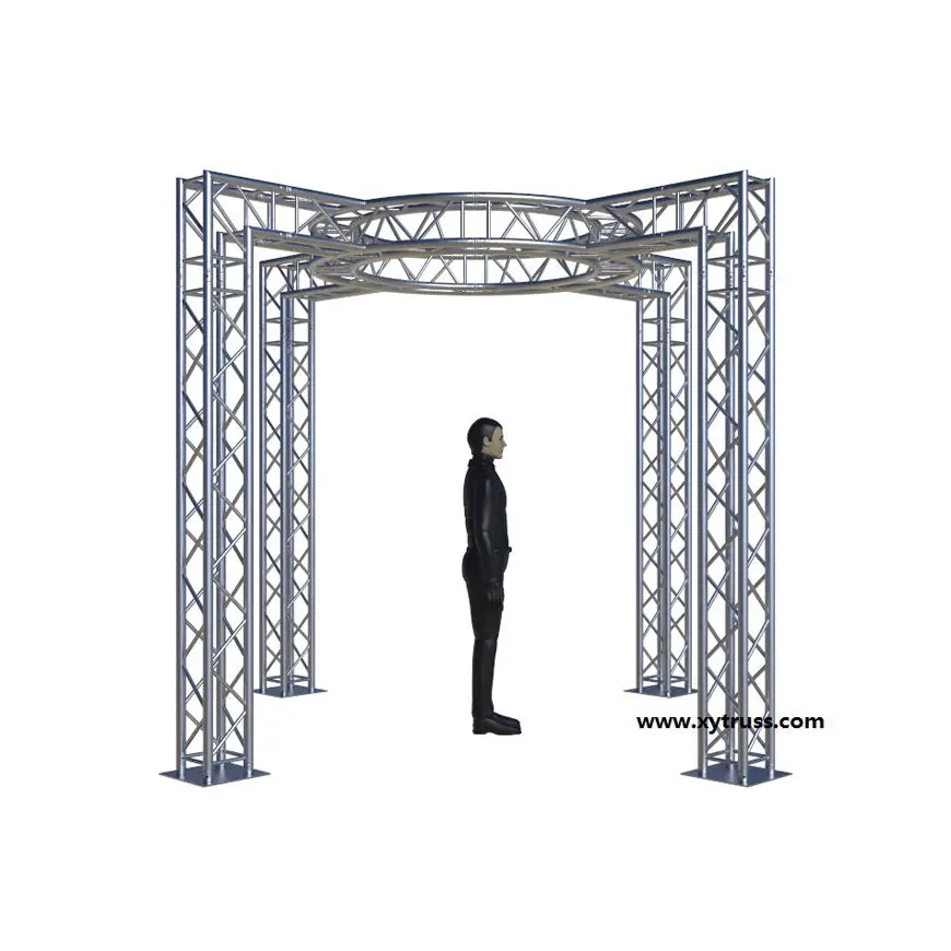 round pipe event easy spigot trussing system line array speaker trusses for roof