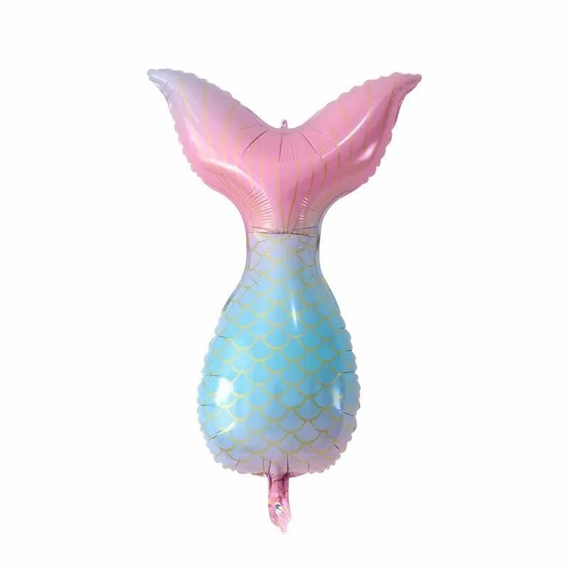 Mermaid Birthday Party Banner Happy Birthday Garland Mermaid Tail Shell Banner Kids Decor Baby Shower Girl Party Supplies